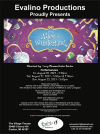 Alice in Wonderland Jr show poster