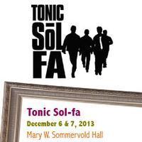 Tonic Sol-fa Holiday Concert show poster