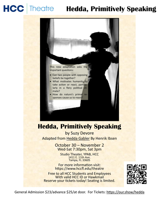 Hedda, Primitively Speaking