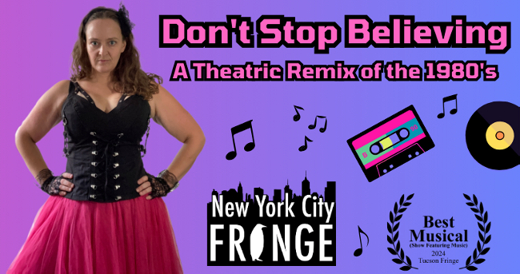 Don't Stop Believing: A Theatric Remix of the 1980s show poster