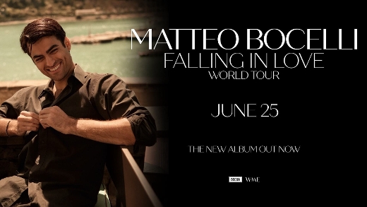 Matteo Bocelli - Falling In Love World Tour show poster