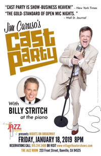 Jim Caruso’s Cast Party with Billy Stritch at the piano! show poster