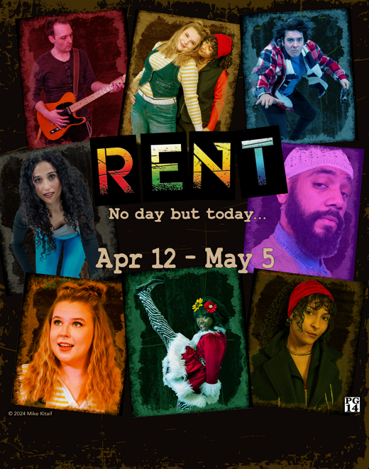 RENT show poster