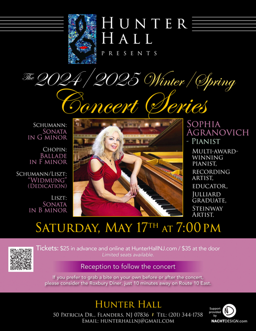 Candlelight Concert by Sophia Agranovich in New Jersey