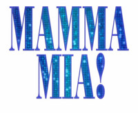Mamma Mia! in Long Island Logo