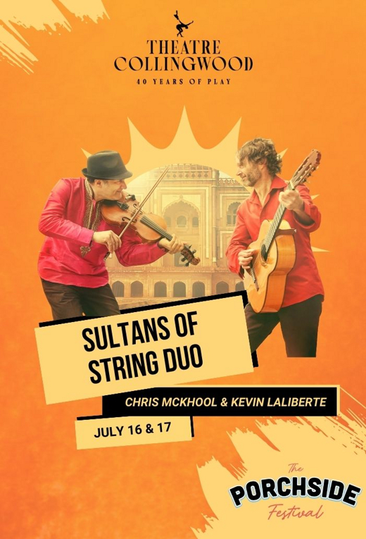 Sultans of String at the Porchside Festival show poster