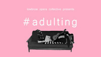 #adulting show poster