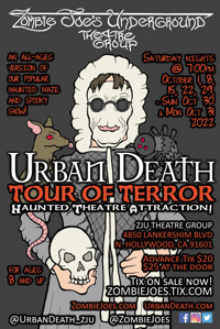 FAMILY-FRIENDLY URBAN DEATH TOUR OF TERROR: Haunted Theatre Attraction!