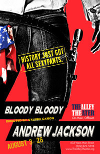 Bloody Bloody Andrew Jackson show poster