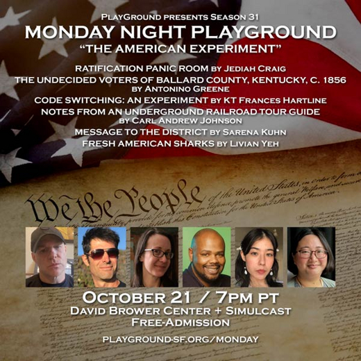 Monday Night PlayGround: The American Experiment show poster