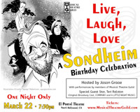 Live, Laugh, Love: A Sondheim Birthday Celebration