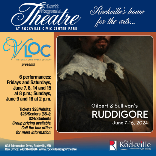 Victorian Lyric Opera Company presents Ruddigore show poster