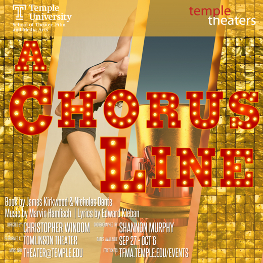 A Chorus Line show poster