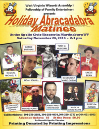 WV Wizards Holiday Abracadabra