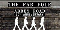 The Fab Four: 50th Anniversary of Abbey Road show poster