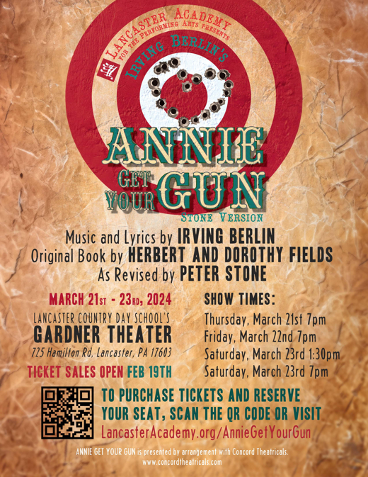 “Annie Get Your Gun!”- Lancaster Academy for the Performing Arts