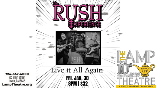 Live It All Again: The RUSH Experience show poster