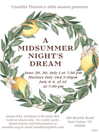 A Midsummer Night's Dream show poster