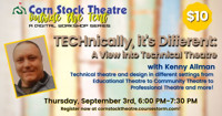 TECHnically, it's Different: A View into Techncial Theatre with Kenny Allman show poster
