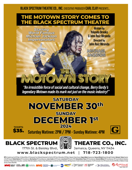 The Motown Story show poster