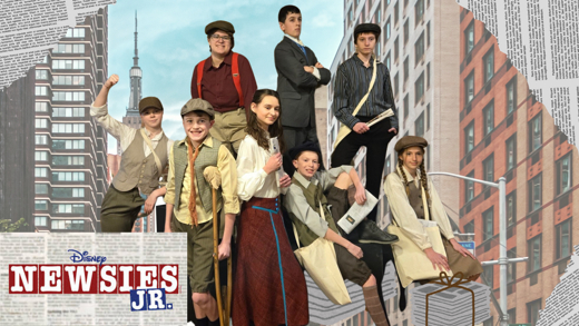 Newsies Jr show poster