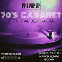 PMT Pop Up: 70s Cabaret show poster