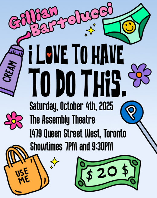 Gillian Bartolucci’s I Love to Have to Do This