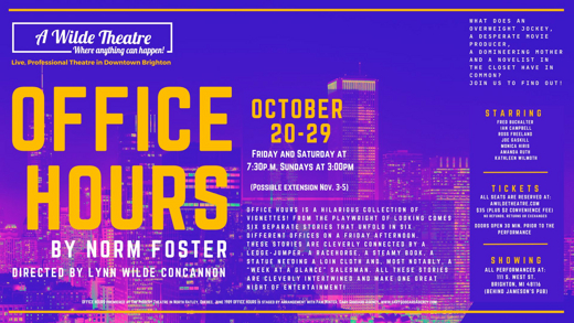 Office Hours, by Norm Foster show poster