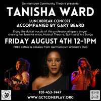Tanisha Ward Lunchbox Concert accompanied by Gary Beard show poster