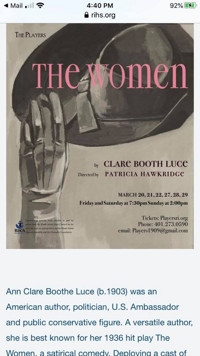 The Women show poster