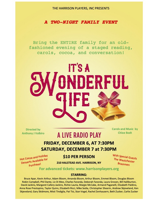 It's A Wonderful Life- A Live Radio Play in Rockland / Westchester