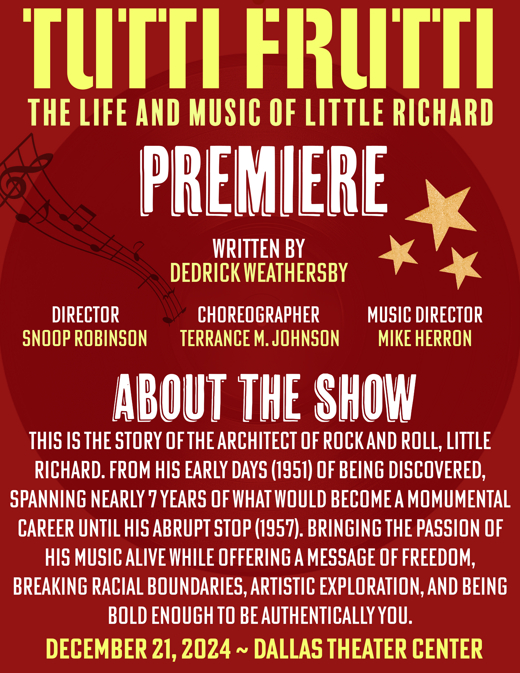 Tutti Frutti- The Life and Music of Little Richard (A New Musical) in 