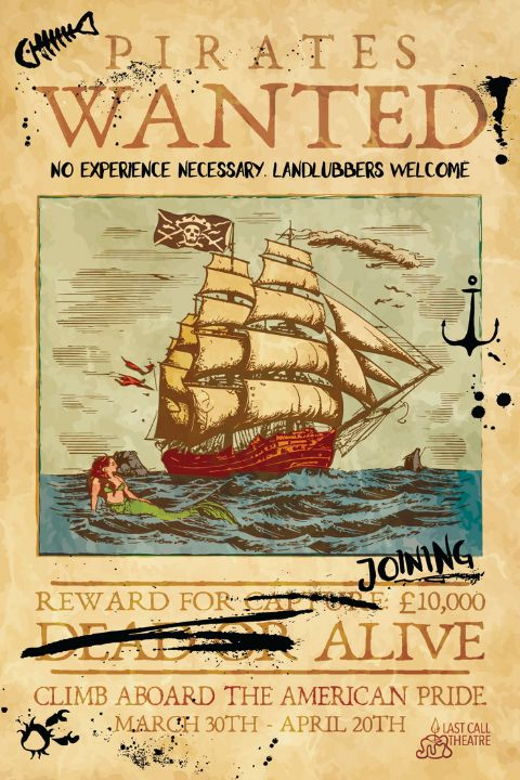 Pirates Wanted show poster