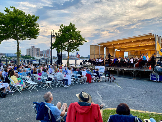New Jersey Symphony at Marine Park in Red Bank in New Jersey