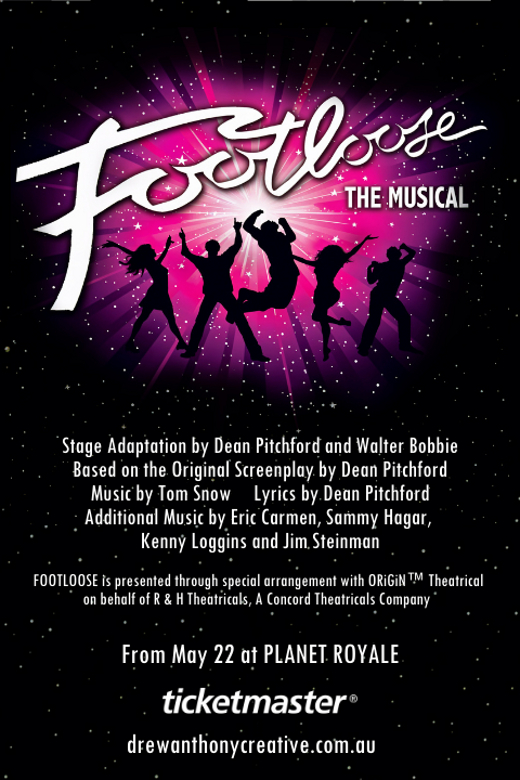 FOOTLOOSE the Musical show poster