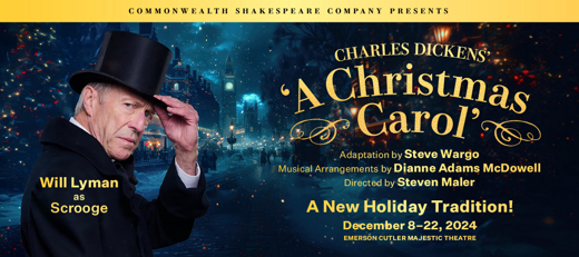 Charles Dickens' 'A Christmas Carol' show poster