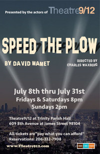 SPEED THE PLOW show poster