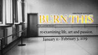 Burn This by: Lanford Wilson show poster