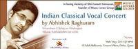 Indian Classical Vocal Concert show poster