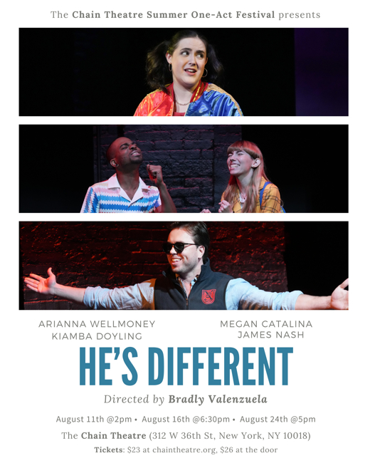 He's different in Off-Off-Broadway