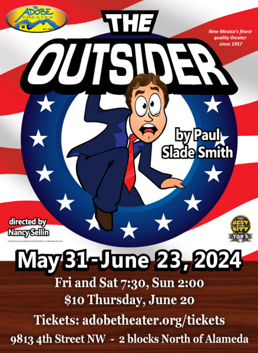 THE OUTSIDER show poster