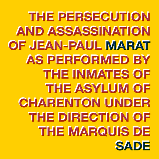 Marat/Sade show poster