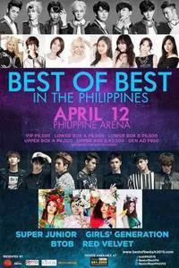 Best of Best in the Philippines featuring Girls Generation, Red Velvet and Super Junior