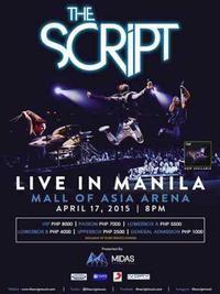 The Script Live in Manila show poster