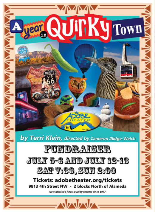 A YEAR IN QUIRKY TOWN show poster