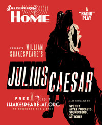 Shakespeare@ Home Julius Caesar show poster