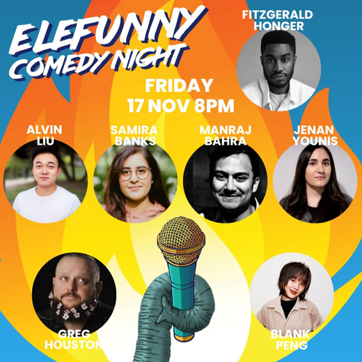 Elefunny Comedy Night show poster