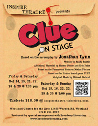 CLUE on Stage show poster