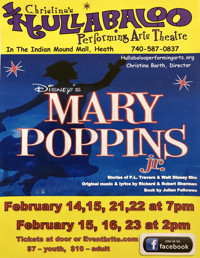 Mary Poppins Jr. show poster