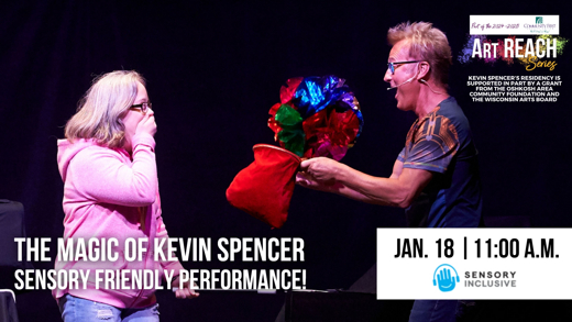 The Magic of Kevin Spencer- Sensory Friendly Public Performance show poster